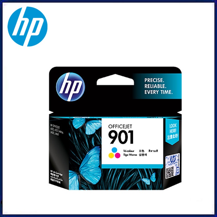 Tinta HP 901 Colour Original , tinta printer HP ori