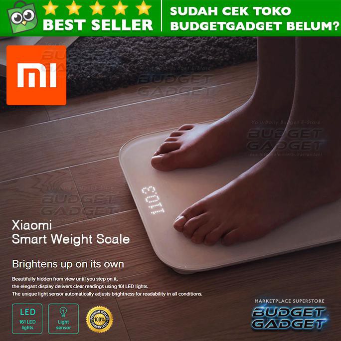 Terbaik Timbangan Badan Digital Xiaomi Mi Smart Weight Scale Bluetooth Led By Glory Store Shopee Indonesia