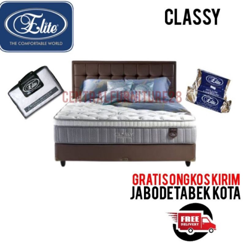 KASUR SPRING BED CLASSY ELITE 120 x 200 || MATRAS ONLY || FULL SET || NEW