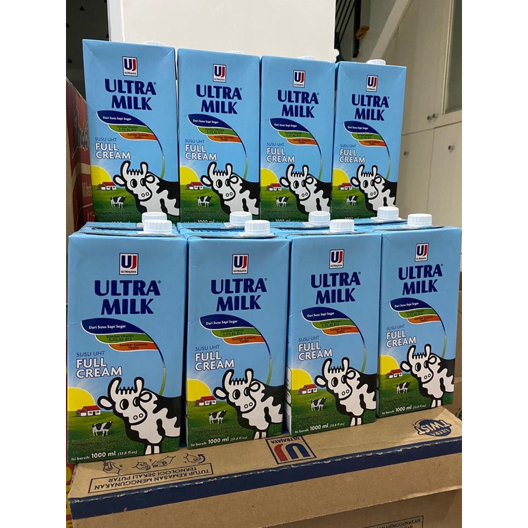 

Susu Ultra Milk Full Cream Kemasan 1 Liter