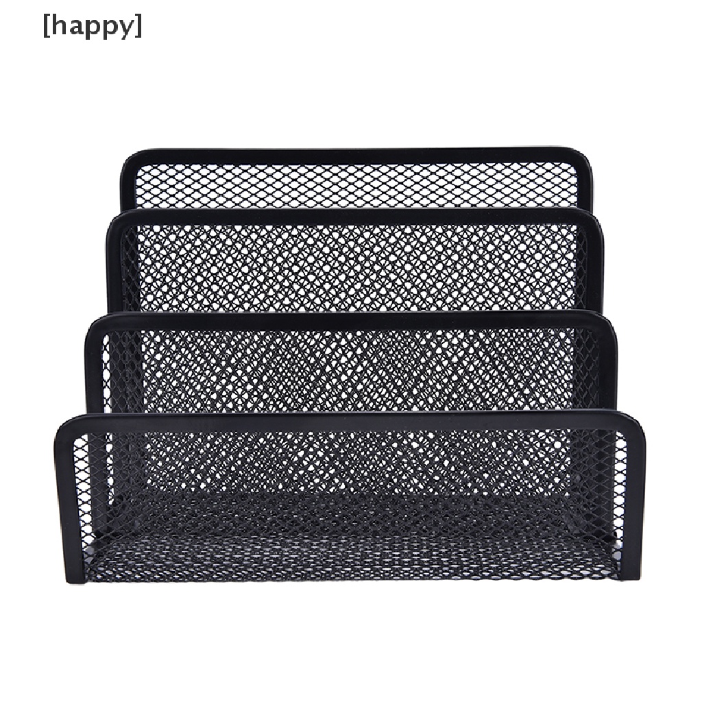 Rak Holder Kertas Surat Bahan Mesh Warna Hitam