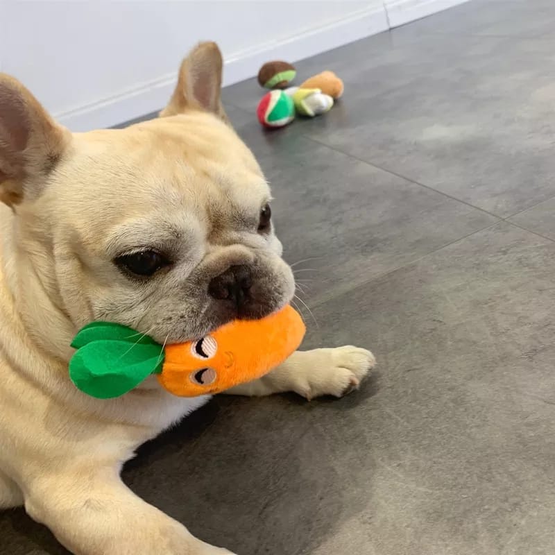 Gratong Mainan Gigit Anjing Kecil Boneka Lucu Bisa Bunyi Import Murah