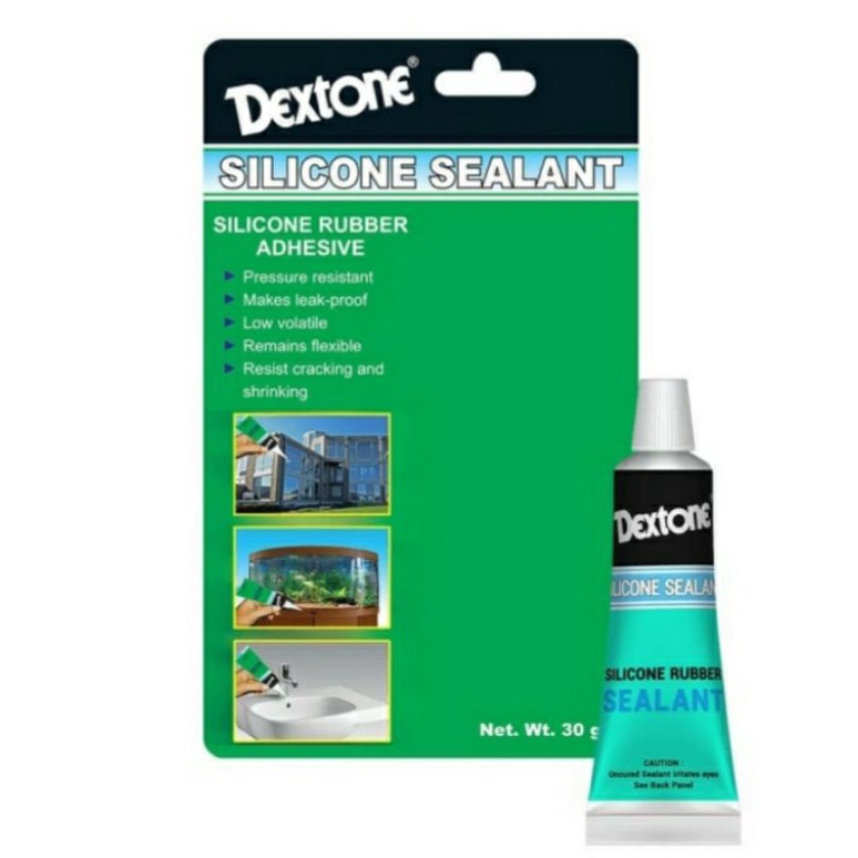 

Dextone Silicone sealant/Lem kaca 30 gr
