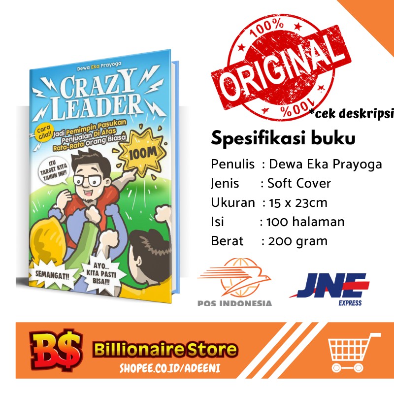 Buku Crazy Leader Dewa Eka Prayoga