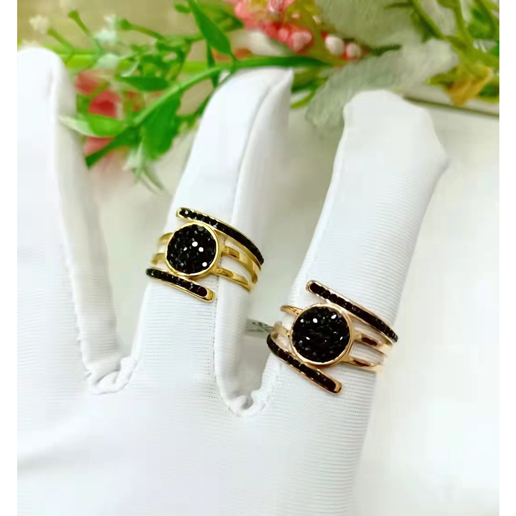 Gelang&amp;Cincin Set titanium permata T005