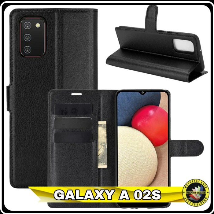 Case Samsung Galaxy A02s Flip Case A 02s Case Dompet kulit