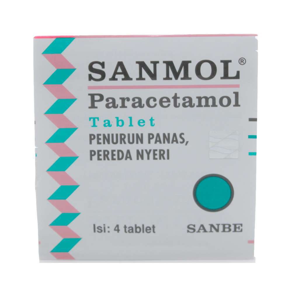 Sanmol Tablet / Sanmol Forte Tablet Perstrip isi 4 Tablet