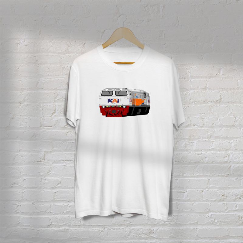 Kaos Unisex Lokomotif CC 206 3D