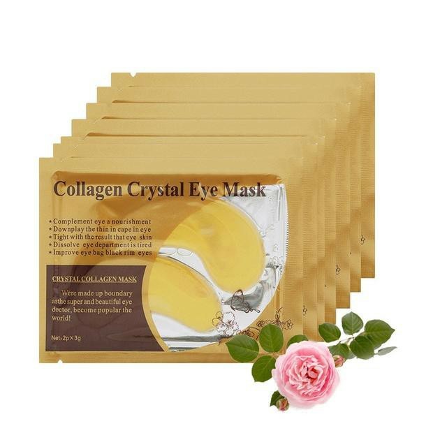 Auto cantik Masker Mata COLLAGEN CRYSTAL GOLD EYE BAG MASK EYEMASK Kantong Black Panda Anti Aging