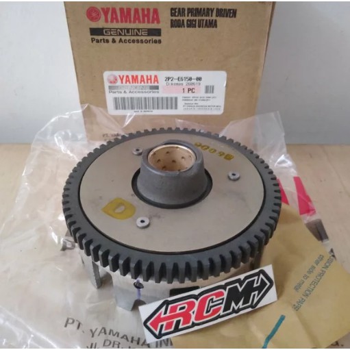 RONSEL RONGSEL PRIMARY DRIVEN GEAR GER RUMAH KAMPAS COPLING KOPLING JUPITER Z BURHAN CEGUK GUWEK VEGA R NEW ORI ORIGINAL YAMAHA YGP ASLI 2P2-E6150-00