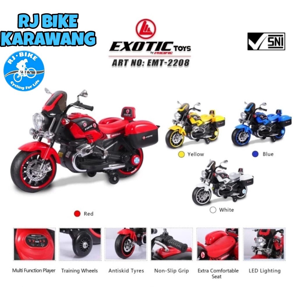 MOTOR AKI MAINAN ANAK EXOTIC EMT 2208