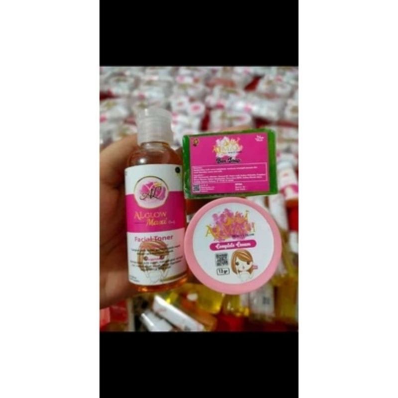 LEVEL 3 SABUN HIJAU SKINCARE AL MAXI GLOW TERMURAH ORIGINAL