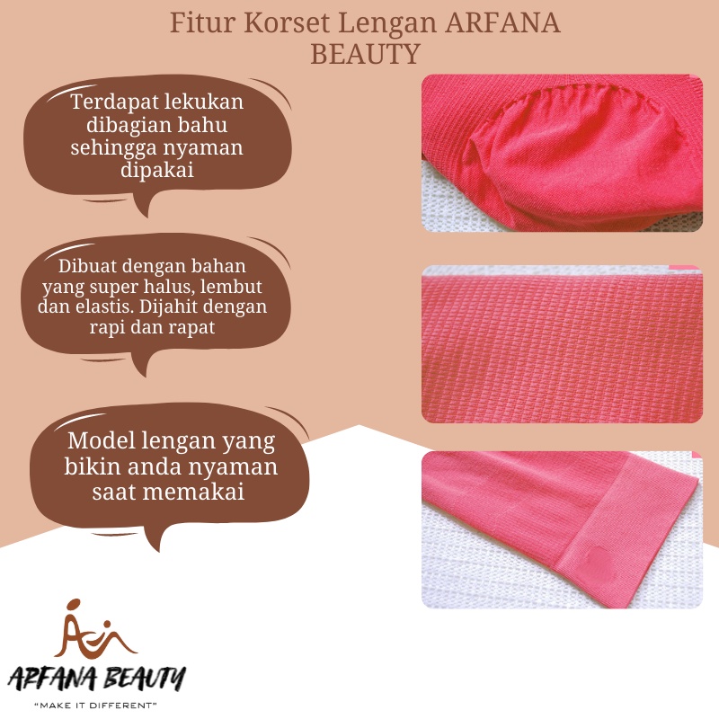 Baju Pelangsing Lengan Penegak Punggung Arms Slimmer &amp; Posture Support Memperbaiki Punggung Bungkuk