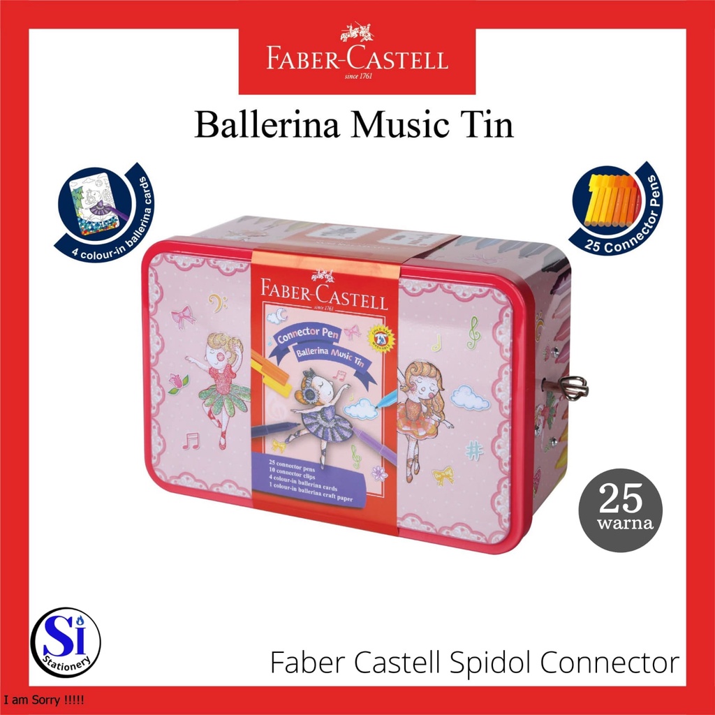 

Connector pen Ballerina Music Tin Faber Castell