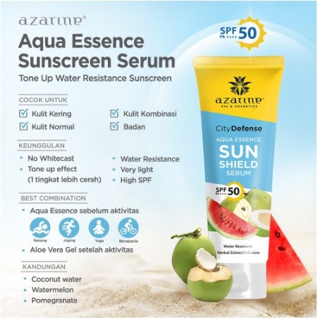 Azarine Suncreen Series | Hydramax C Sunscreen |  Hydrasoothe Sunscreen Gel | City Defense Aqua Essence Sun Shield Serum | Tone Up Mineral Sunscreen Serum | Hydrasoothe Sunscreen Mist