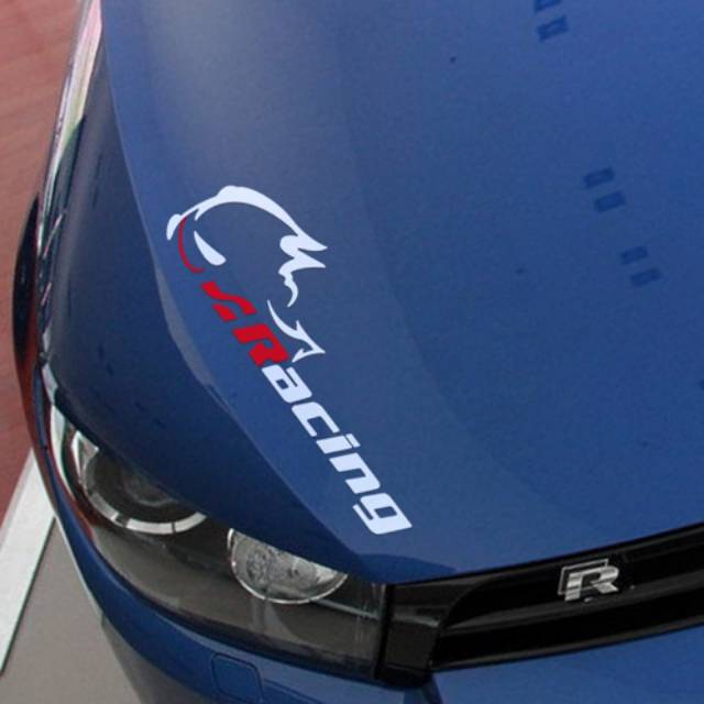 sticker mobil evil racing variasi alis lampu stikeer mobil sedana avanza cayla sygra dll