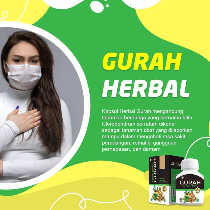 TRIPLEA - Kapsul Gurah Obat Sakit Tenggorokan Obat Batuk Berdahak Meluruhkan Dahak Obat Sesak Nafas Napas Paru paru Obat ASMA TBC Bronkitis Herbal-1