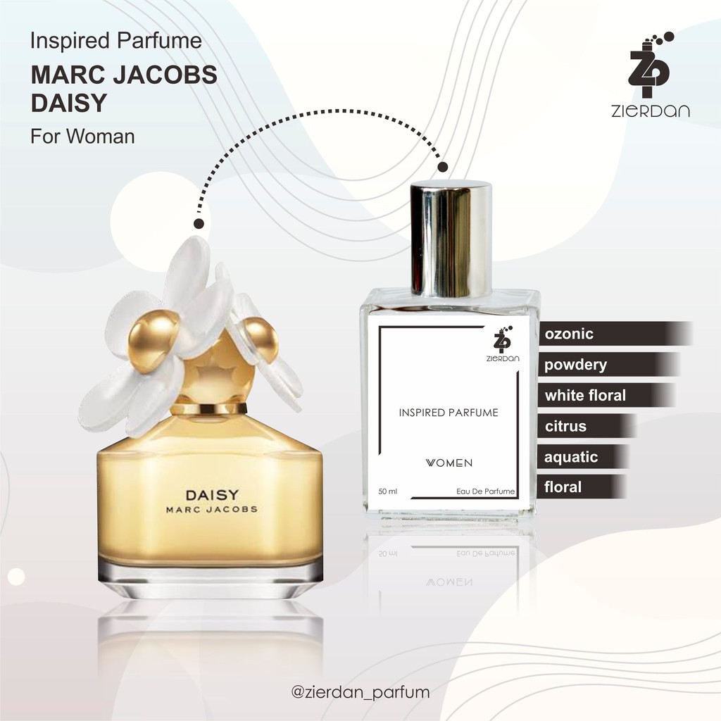 Zierdan Inspired Parfum Marc Jacobs Daisy Parfume Farfum Minyak Wangi Tahan Lama Wanita Cewek