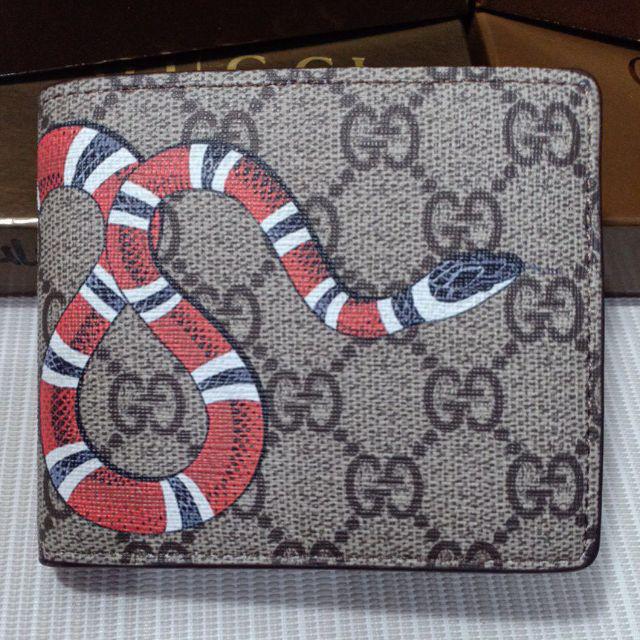 Dompet pria king snake tiger Suprem-Snake Cokelat