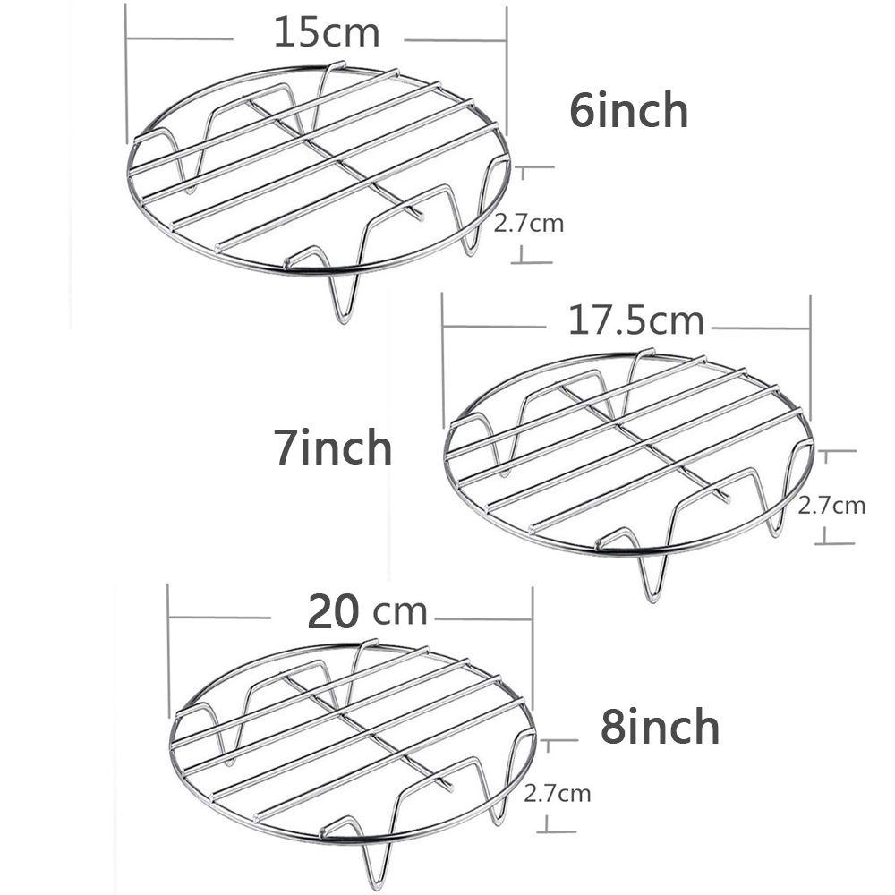 Preva 2Pcs Air Fryer Aksesoris High Quality Untuk Sayuran Pangsit Telur Alat Masak Dapur Nampan Kukus