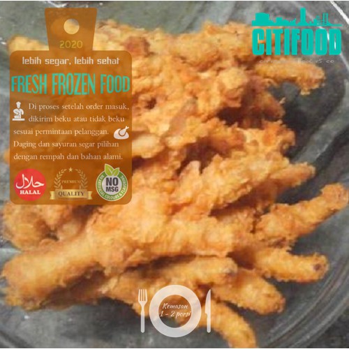 

Crispy Chicken Feet | Ceker Ayam Krispi | Frozen