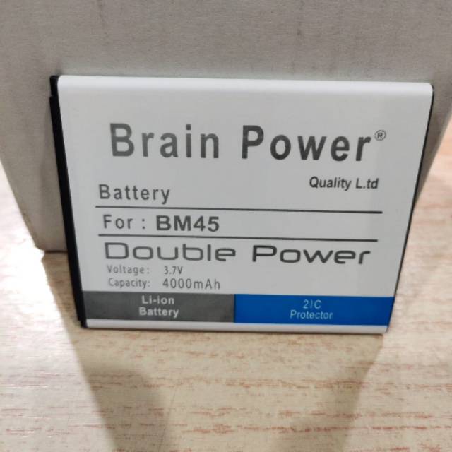 Batray Baterai Batre Batrai Xiaomi Redmi Note 2 BM45 Brain Power