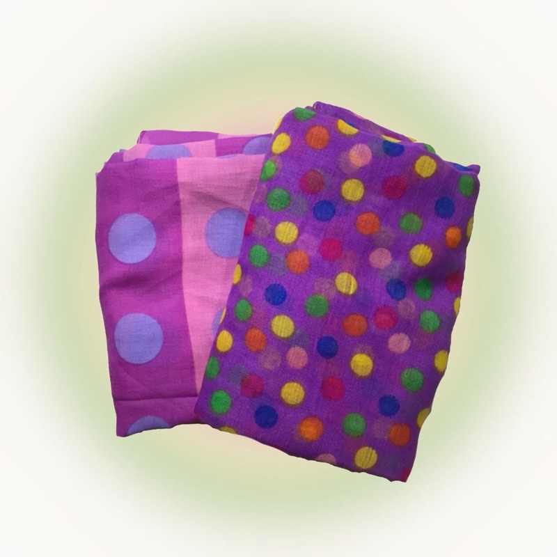 HIJAB PASHMINA VOAL MOTIF POLKADOT | preloved