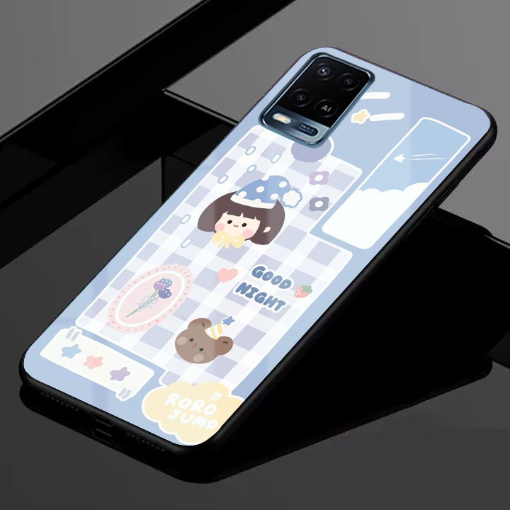 [A56] Softcase Kaca Oppo A54 - Softcase Mirror - Softcase Glass - Case HP - Case Oppo A54 - Oppo A54