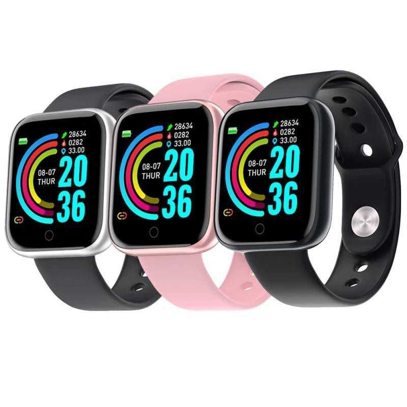 SKMEI Y68 JAM TANGAN PRIA WANITA SmartWatch Y68 Sport Tahan Air Bluetooth Smart Watch  ORIGINAL