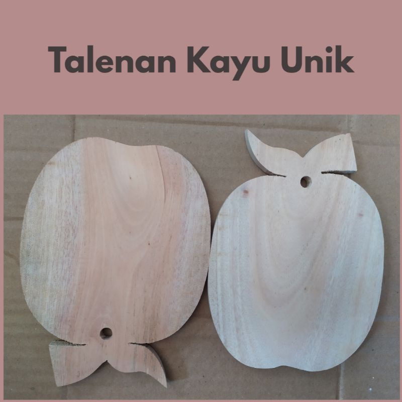 Talenan Kayu Unik