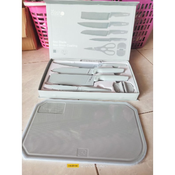 Neo Blade nonstick. pisau steincookware talenan