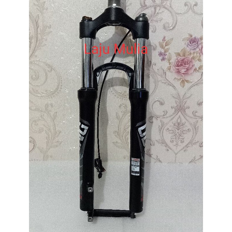 FORK SUSPENSI MTB UDING 27,5 TRAVEL 100 REMOTE LOCK OUT BLACK