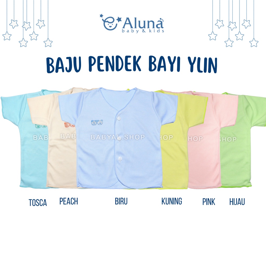 Baju Bayi lengan Pendek Newborn SNI Y-Lin baby