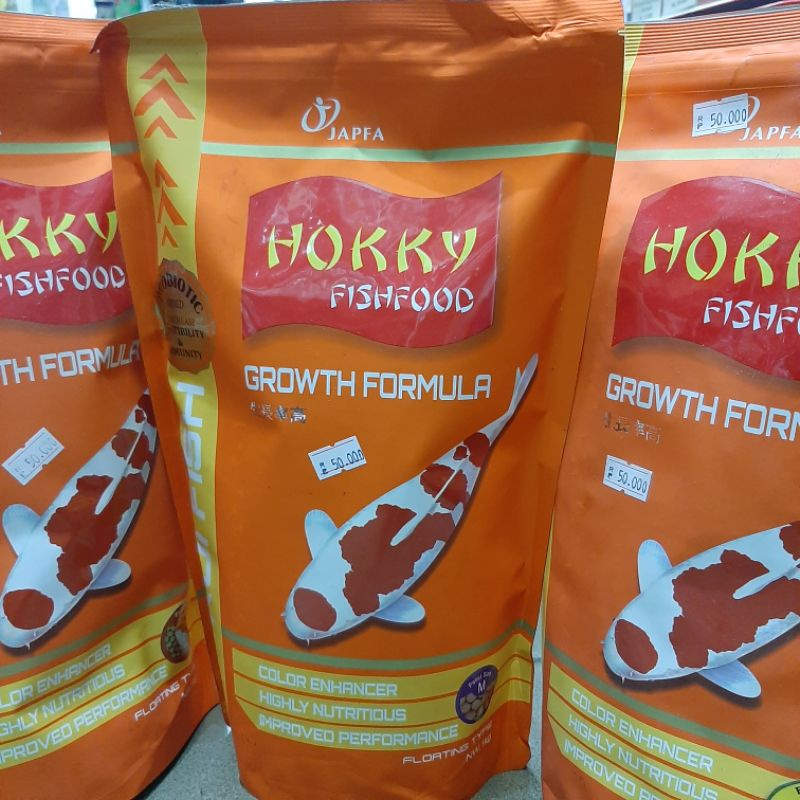 Pakan Ikan KOI Hokky Growth formula Pakan Koi Terbaik Pakan Pertumbuhan Ikan Koi