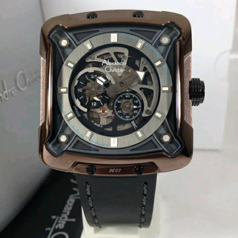 Jam Tangan Pria Alexandre Christie ac 3030  45x50mm xksmr Original