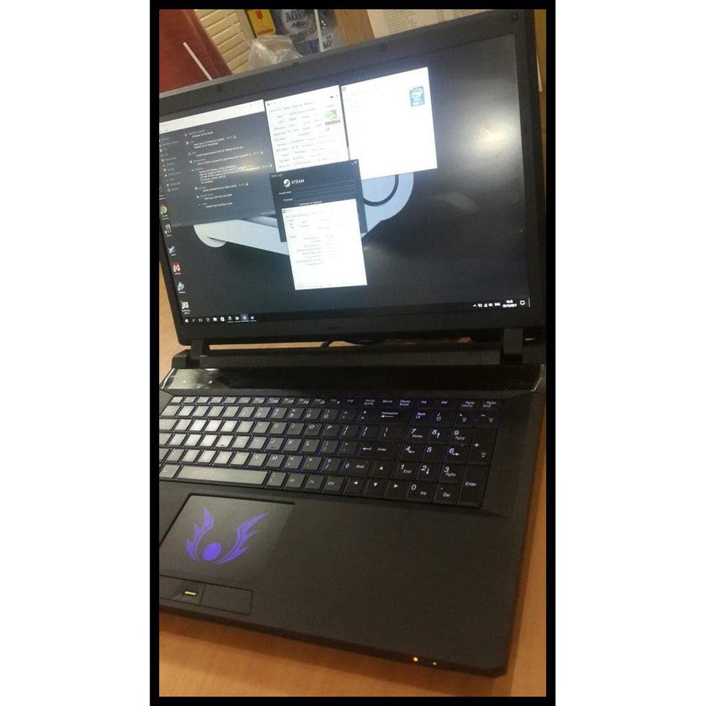 PRODUK TERBATAS Xenom Sager Clevo P17SM ( i7 4710MQ, Ram 16GB, GTX 970M, SSD 236GB ) KOMPLIT