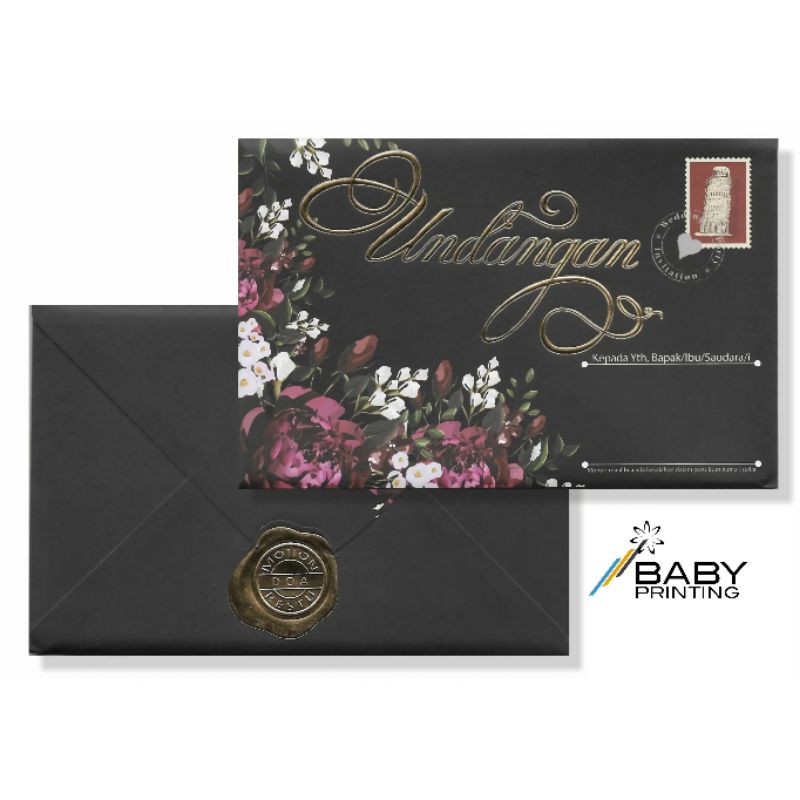 Undangan Pernikahan Hard Cover CR7-15