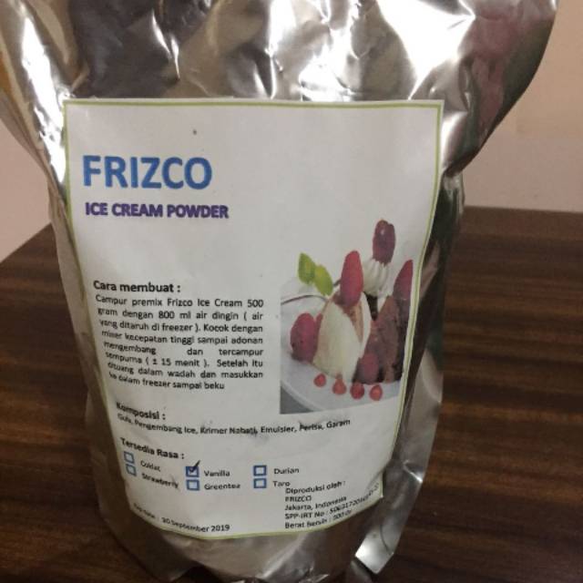 

FRIZCO bubuk ice cream