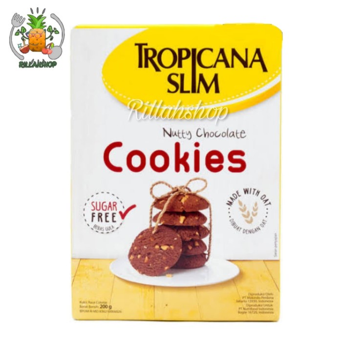 

Tropicana Slim Cookies Nutty Chocolate 200g