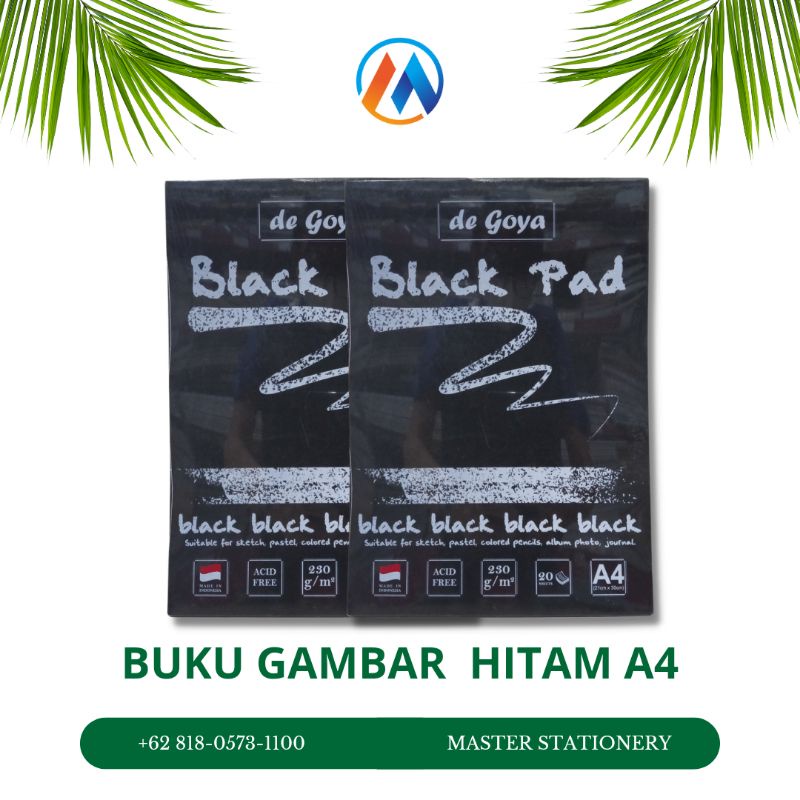 

DE GOYA BLACK PAD A4