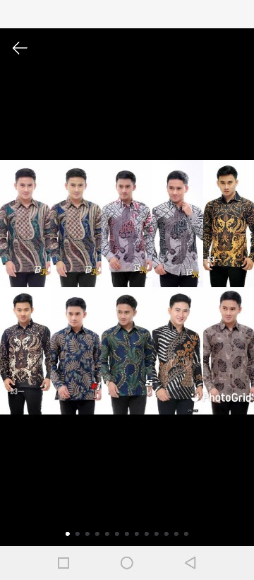 Kemeja Batik | Lengan Panjang M L Xl Xxl