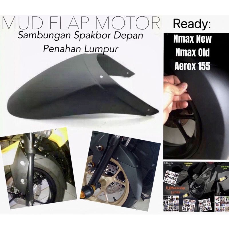 SAMBUNGAN SPAKBOR DEPAN  NMAX NEW / SAMBUNGAN SPAKBOR DEPAN NMAX OLD / SAMBUNGAN SPAKBOR RODA DEPAN AEROX 155 / PENAHAN LUMPUR NMAX LAMA, NMAX BARU, AEROX