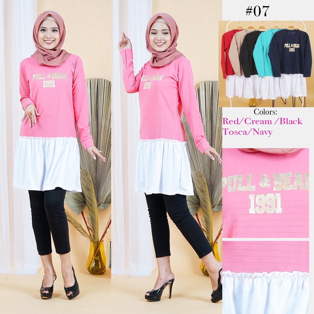 Tunik Atasan Tunik Jumbo Fashion Muslim Wanita