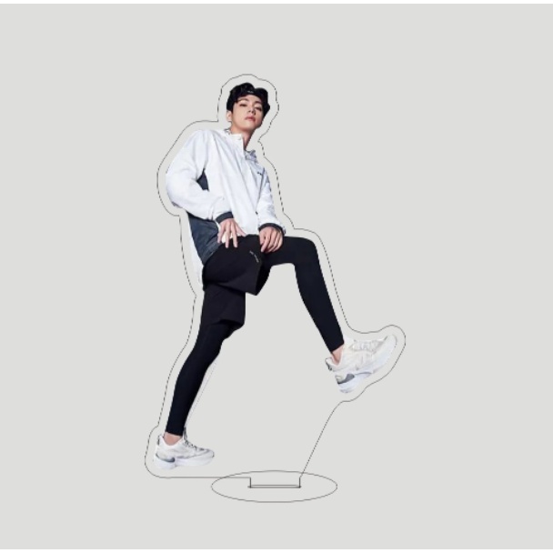 Action Figure Kpop Bts Boys Bahan Akrilik Transparan