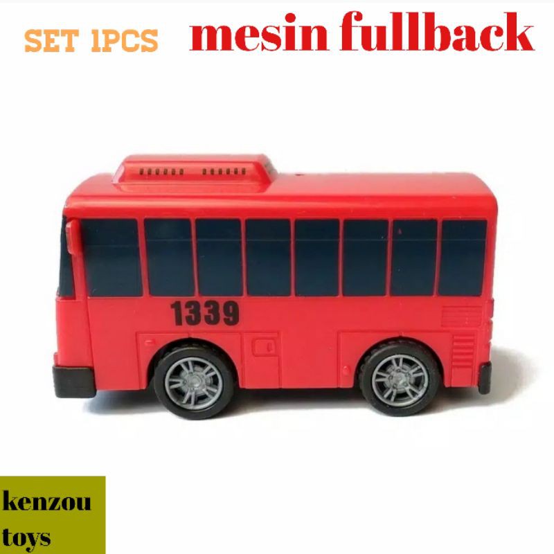 Mainan mobil-mobilan pull back  Little Bus Tayo