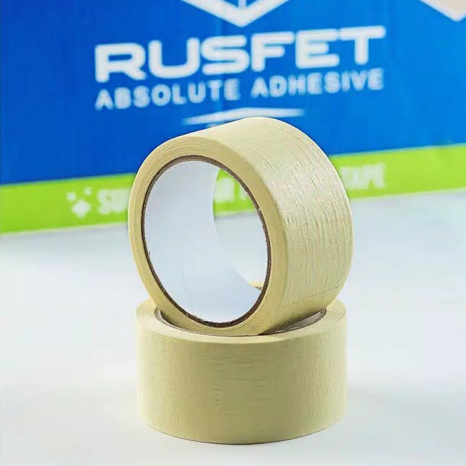 

LAKBAN KERTAS / MASKING TAPE 48 MM - 2 INCH - RUSFET