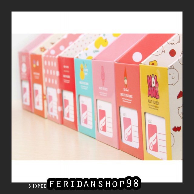 

BT399 MULTIBOX KOTAK ORGANIZER BEST BUKU MAJALAH INDEX BOX FILE KARTUN BY FERIDANSHOP98