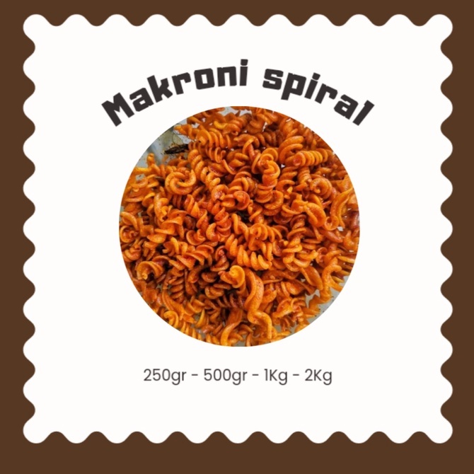 

DM Makaroni spiral pedas daun jeruk 250gr termurah mantapp | Jajanan Snack Bandung | Snack Bandung Termurah | Snack Cikruh Kiloan