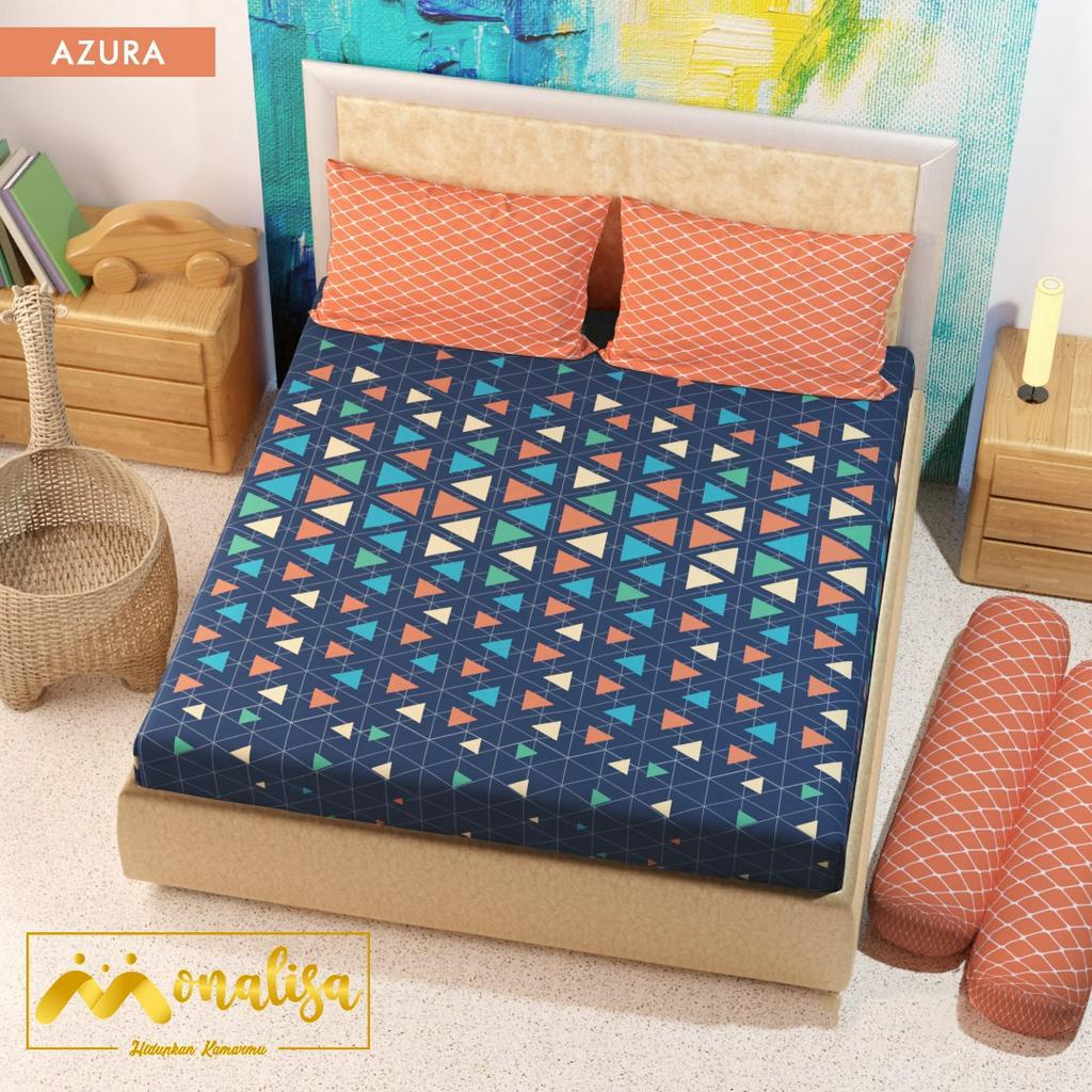 Sprei Monalisa Premium Ukuran 160x200 Tinggi 20cm Aneka Motif Karakter Seprai Queen Bed Harga Murah