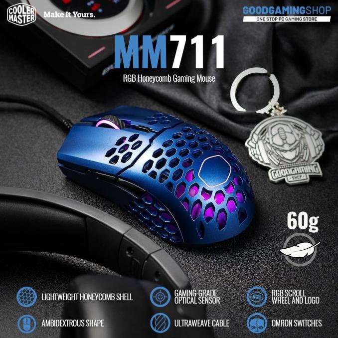 CoolerMaster MM711 RGB - Gaming Mouse